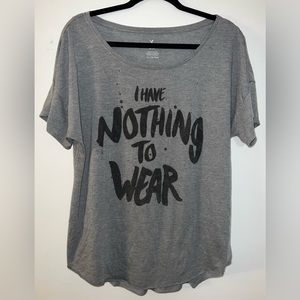 American Eagle Outfitters I Have Nothing to Wear Short-Sleeve Top, Size: XL